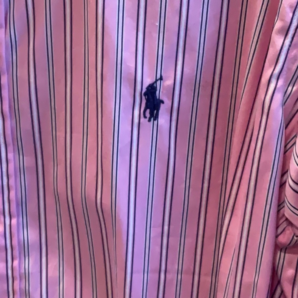 Men’s custom fit XL Polo Ralph Lauren button down shirt